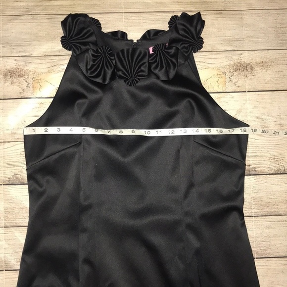 Eliza J LBD Black Sheath Dress - Picture 5 of 7